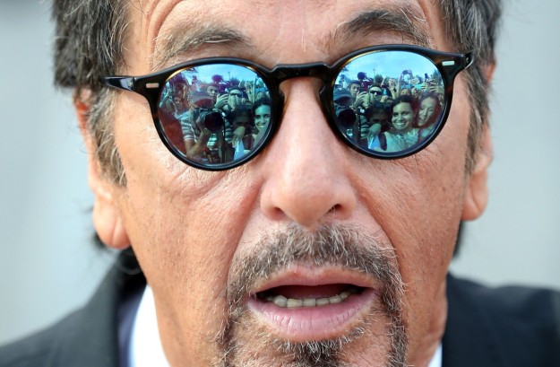 Al Pacino en el Festival de cine de Venecia.