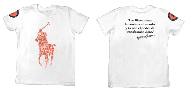 Camiseta solidaria de Ralph Lauren.