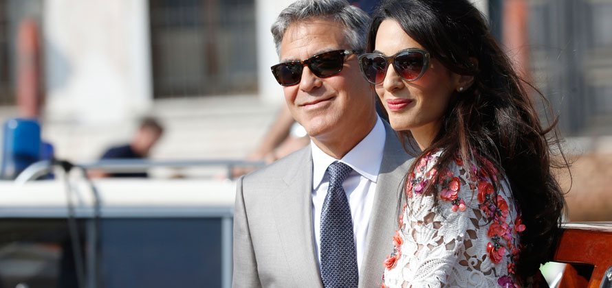 La boda de George Clooney y Amal Alamuddin en Venecia