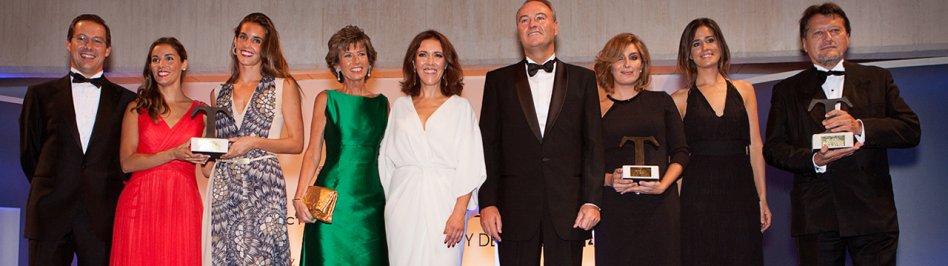 Foto de familia de los Premios TELVA a las Artes, las Ciencias y el Deporte 2014