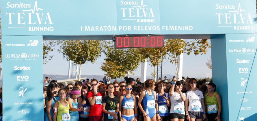 El primer maratn femenino por relevos de TELVA, un xito gracias a ti!