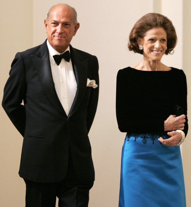 Oscar de la Renta y su mujer Anne