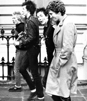 Los Sex Pistols en una imagen de 1977, con creepers.