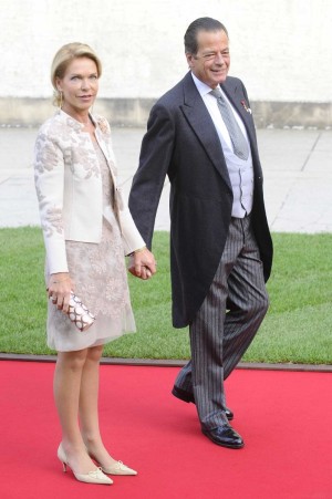 La Princesa Sofía de Habsburgo con su marido, el Príncipe Hugo