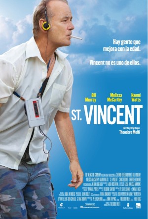 Cartel de la pelcula St. Vincent, protagonizada por Bill Murray.
