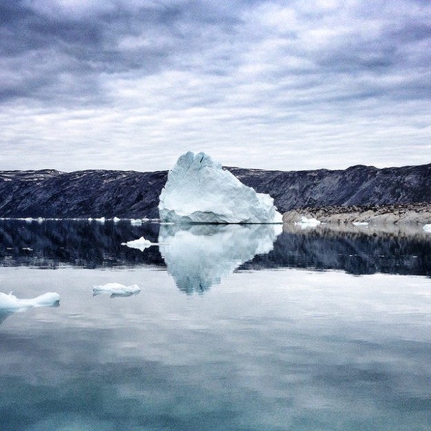 Foto de un iceberg de Instagram.