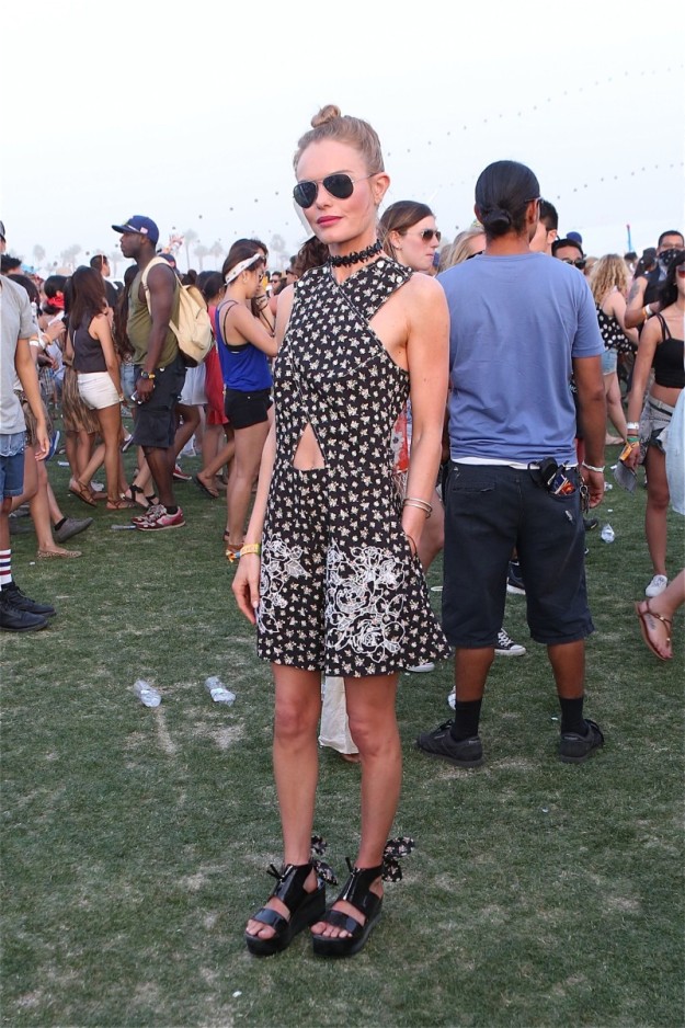 Kate Bosworth en la última edición del festival Coachella.
