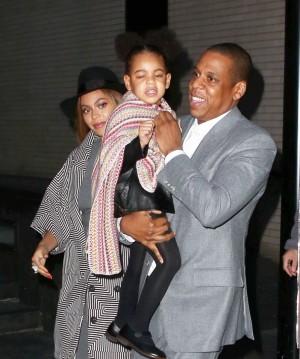 Beyoncé, Jay- Z y Blue Ivy. 