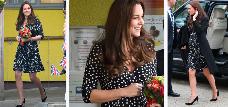 Kate Middleton y su vestido de lunares arrasan en los #looksTELVA de la semana