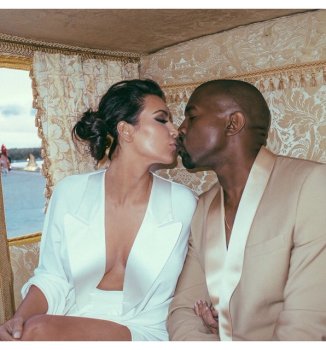 Kim Kardashian publica las fotos de su boda en Instagram