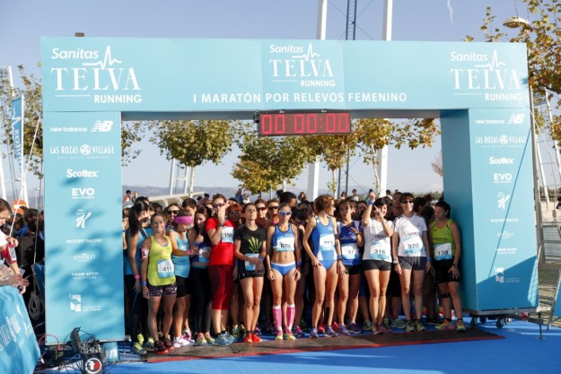 I Maratn por relevos femeninos Sanitas TELVA Running.
