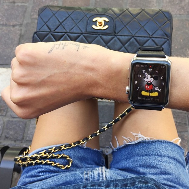 Chiara Ferragni con el Apple Watch