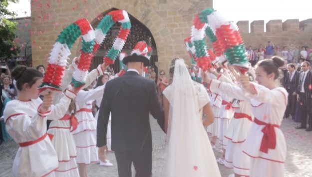 Gaizka y Maddi se casaron en Laguardia, en La Rioja alavesa.