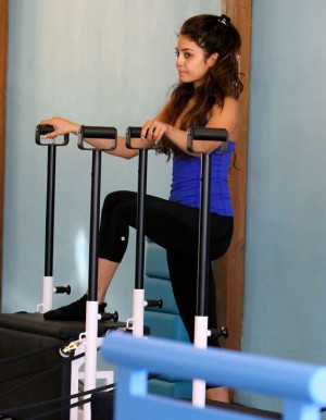 Vanessa Hudgens en el gym