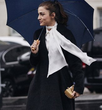 Street style en Pars: cmo vestir en un da de lluvia