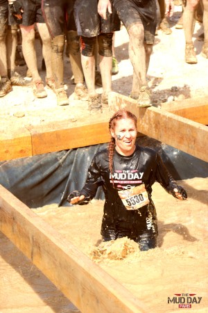 Este es algunos de los obstáculos de la carrera Mud Day. 
