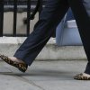 Los peculiares zapatos de la nueva ministra britnica