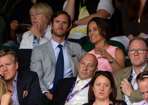 Pippa Middleton y James Matthews en Wimbledon. 
