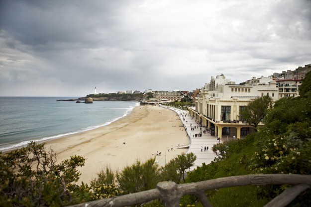 Playas kilómetricas de Biarritz.