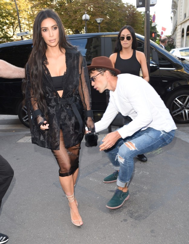 Vitalii Sediuk intentado agreadir a Kim Kardashian en París.
