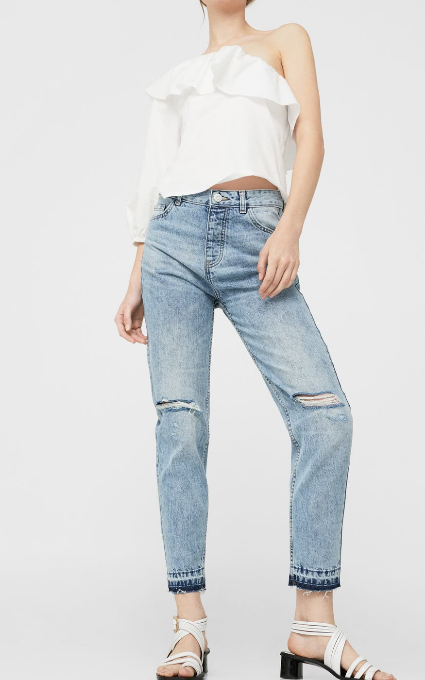 Jeans relaxed crop Mom