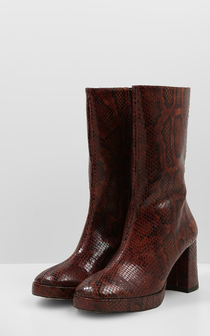 Botines pitón - Zalando - Telva